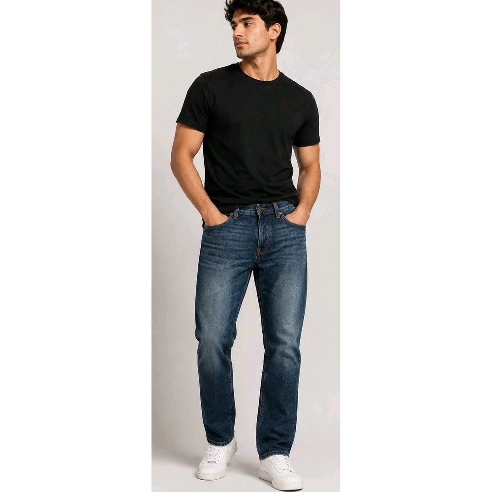 Nudie Jeans Co Grim Tim Org. White Knee Button Fly Denim Jeans - Men's 34x32